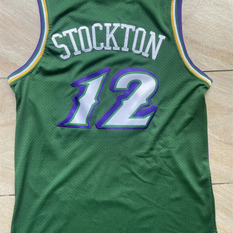 Utah Jazz John Stockton NO.12 Basketball Jersey