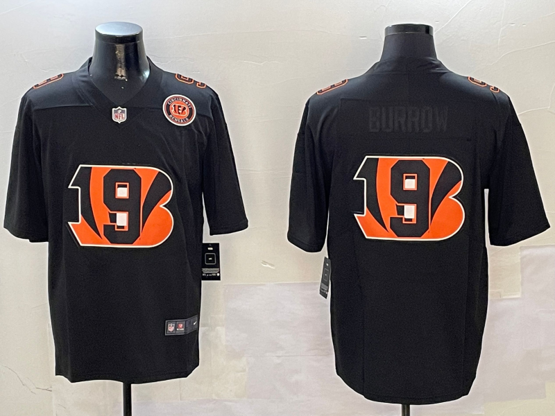 Cincinnati Bengals Joe Burrow NO.9 Salute To Service Football Jerseys