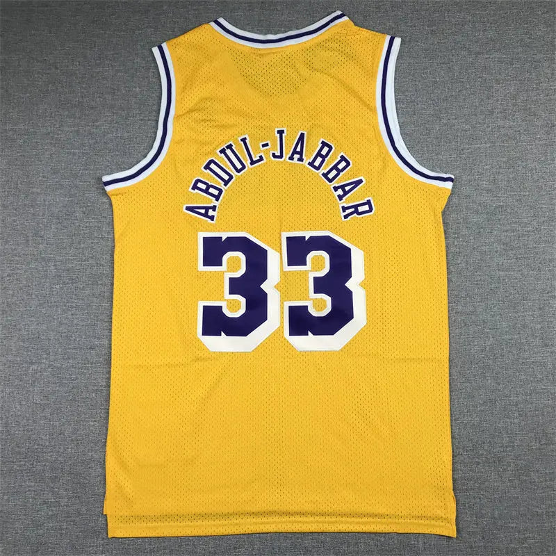 Los Angeles Lakers Kareem Abdul-Jabbar NO.33 Basketball Jersey