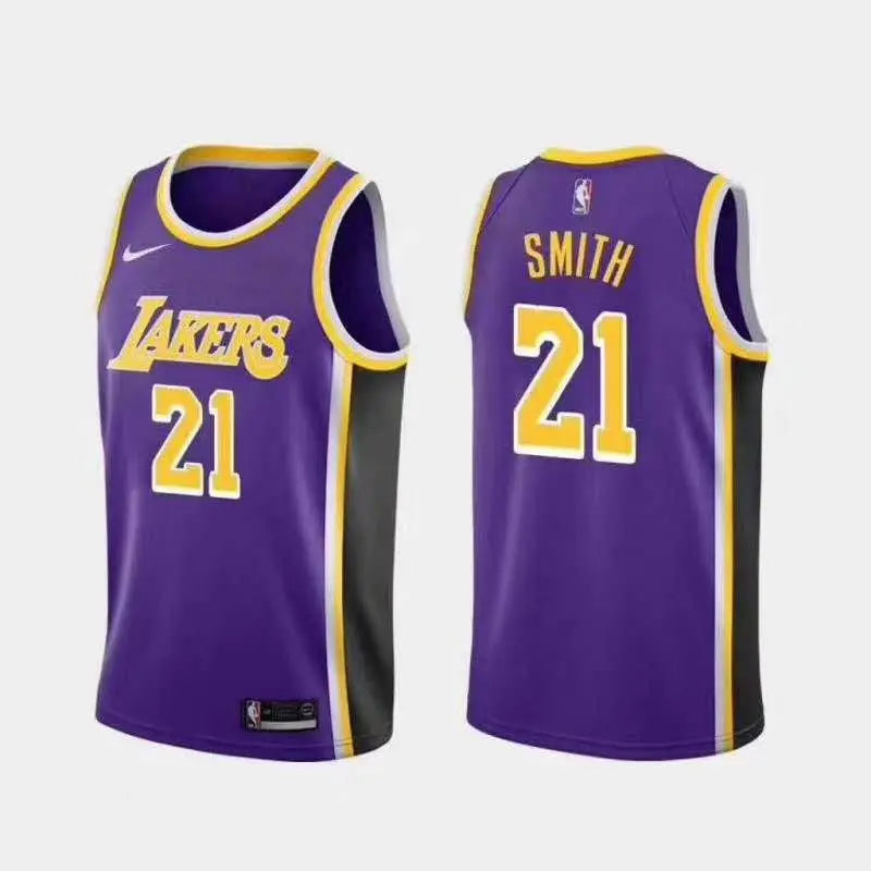 Los Angeles Lakers JR Smith NO.21 Basketball Jersey