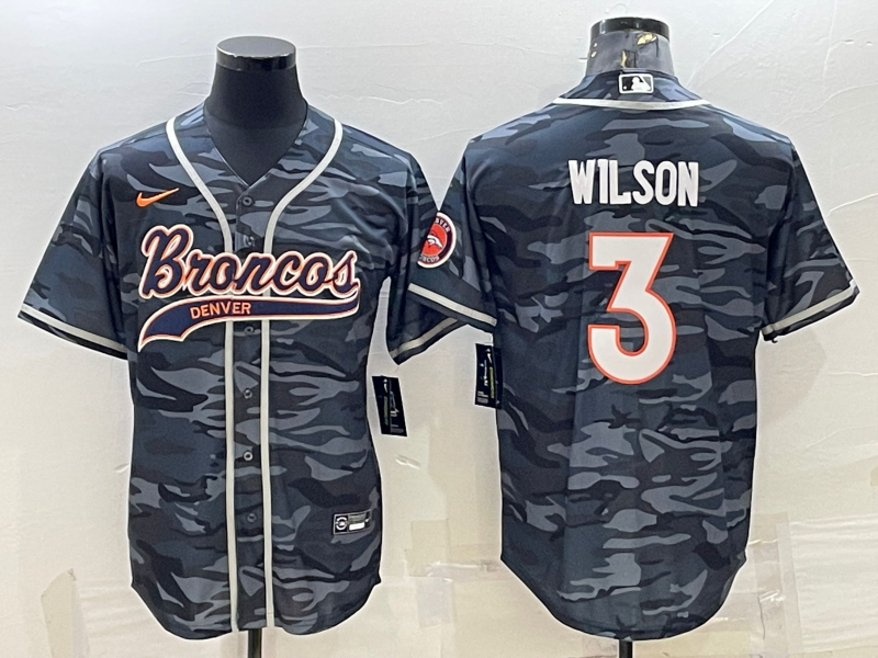 Adult Denver Broncos Russell Wilson NO.3 Football Jerseys