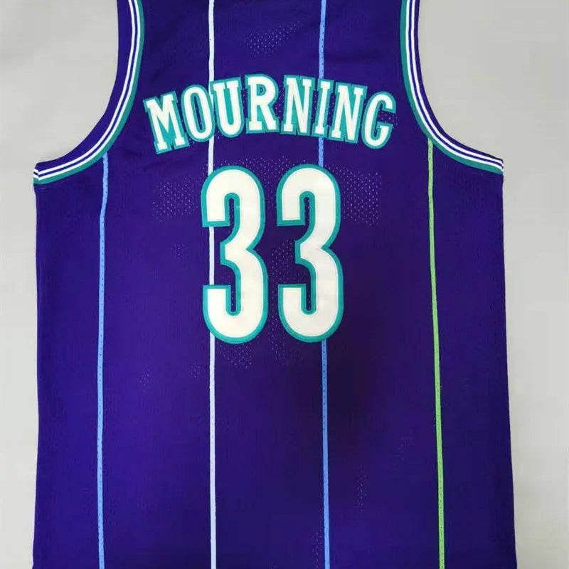 Charlotte Hornets Alonzo Mourning NO.33 Basketball Jersey
