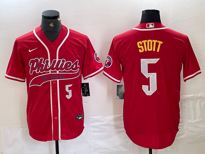 Men/Women/Youth Philadelphia Phillies Bryson Stott #5 baseball Jerseys