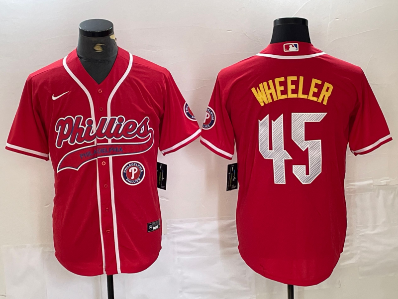 Men/Women/Youth Philadelphia Phillies Zack Wheeler #45 baseball Jerseys