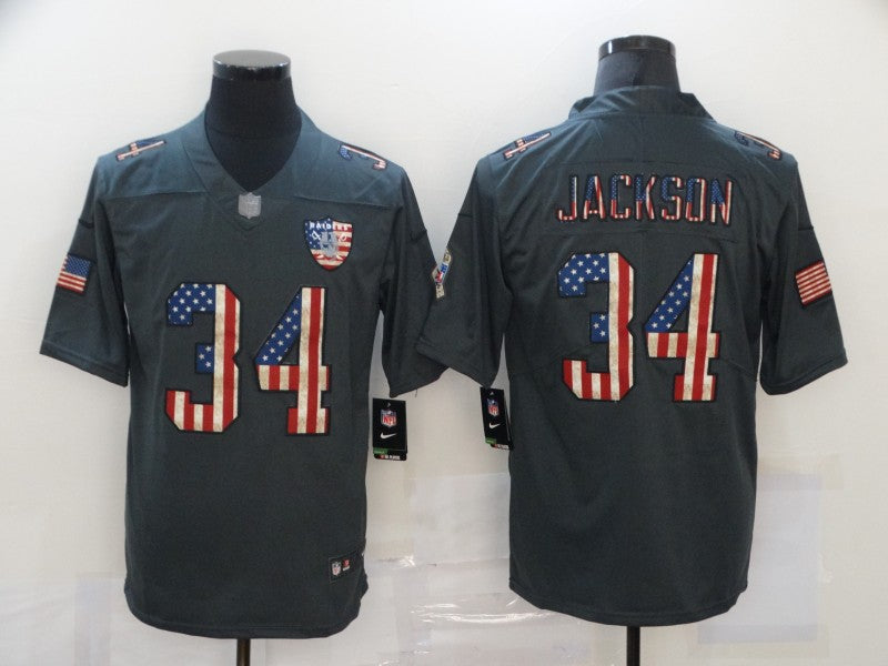 Adult Oakland Raiders Bo Jackson NO.34 Football Jerseys