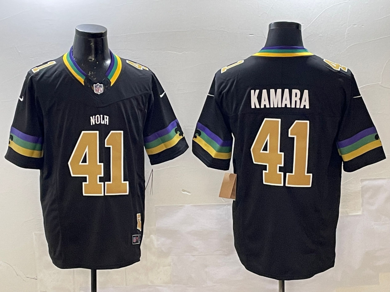 2025 Adult New Orleans Saints Alvin Kamara NO.41 Football Jerseys