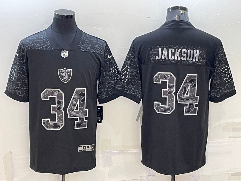 Adult Oakland Raiders Bo Jackson NO.34 Football Jerseys