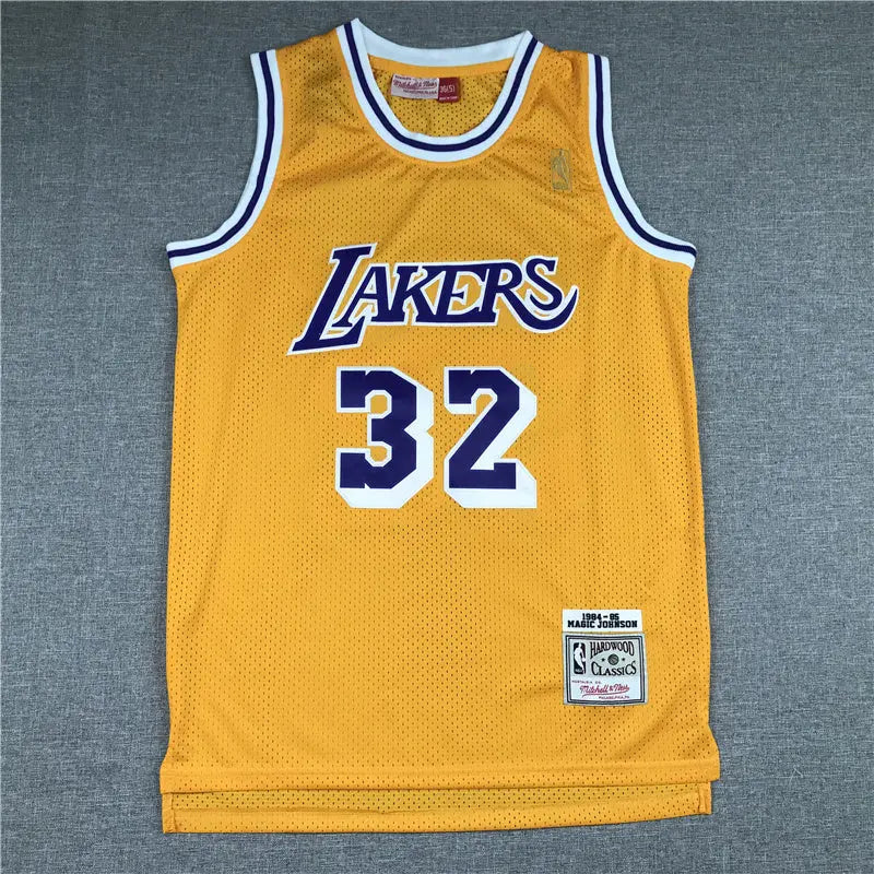 Los Angeles Lakers Earvin Johnson NO.32 Basketball Jersey