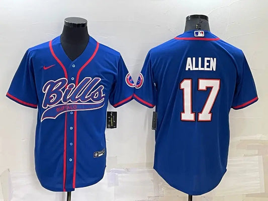 Adult Buffalo Bills Josh Allen NO.17 Football Jerseys