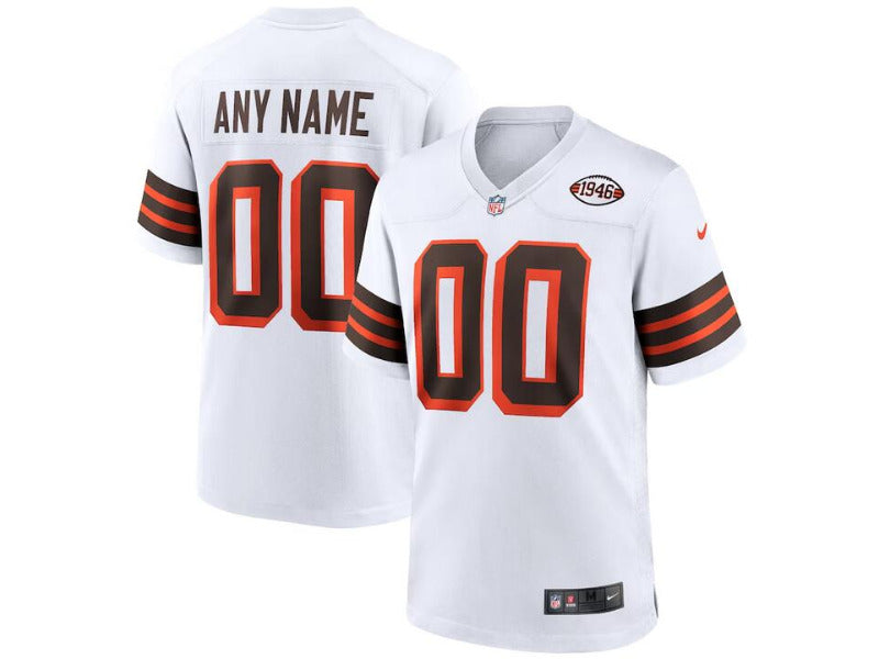 Adult Cleveland Browns number and name custom Football Jerseys
