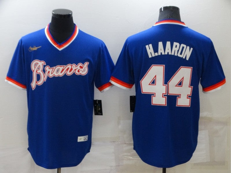 Men/Women/Youth Atlanta Braves Hank Aaron #44 baseball Jerseys
