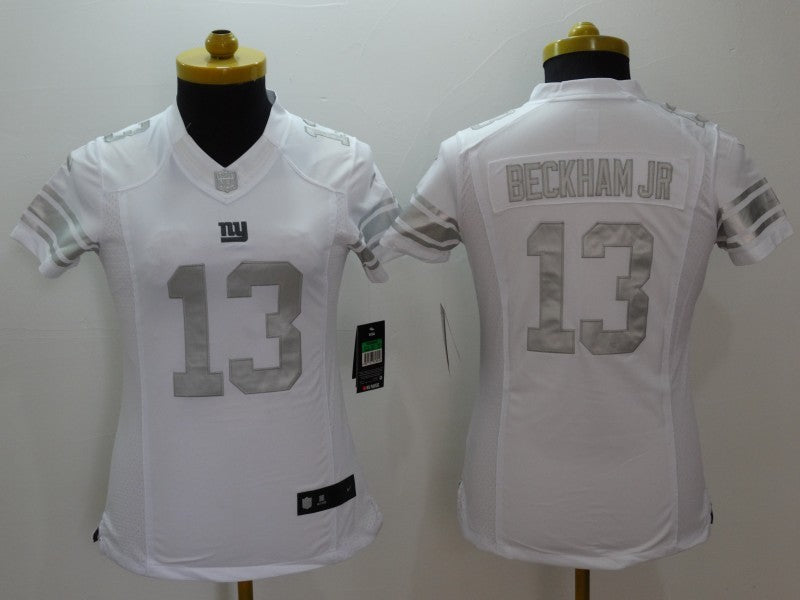 Women New York Giants Odell Beckham Jr. NO.13 Football Jerseys