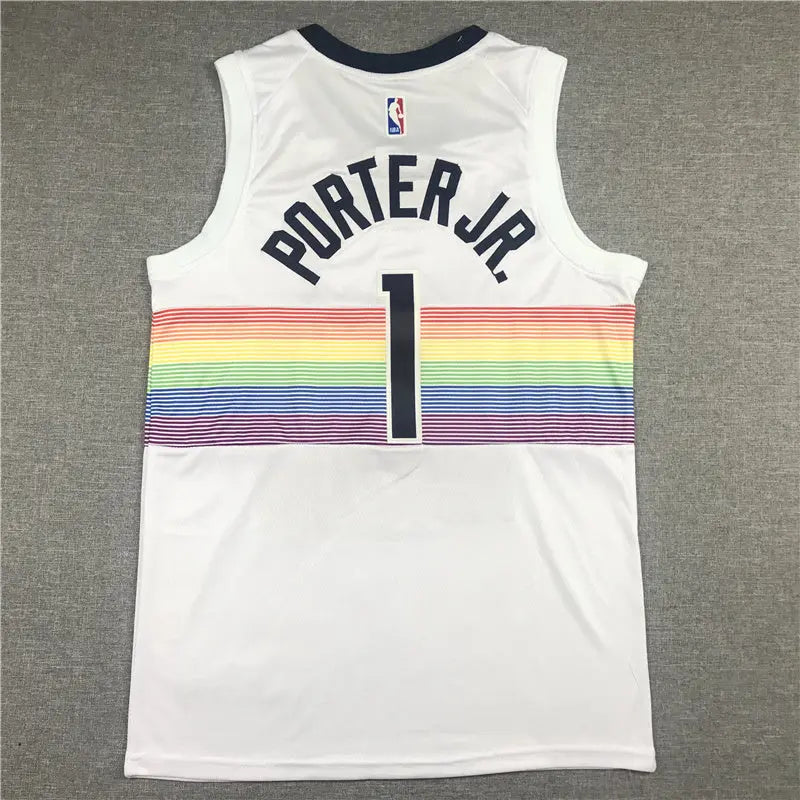 Denver Nuggets Porter JR. NO.1 Basketball Jersey