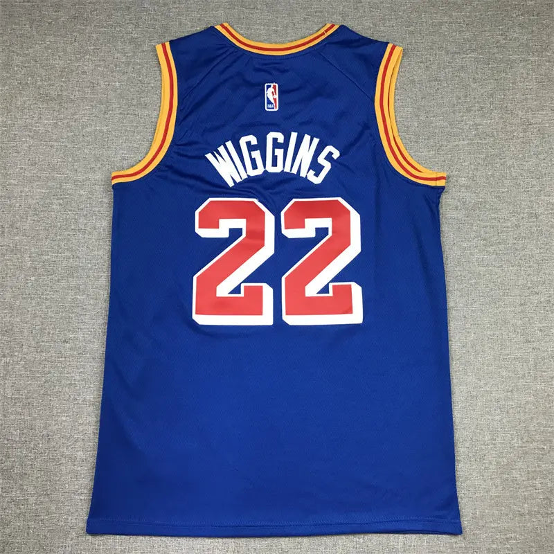 Golden State Warriors Wiggins NO.22 Basketball Jersey
