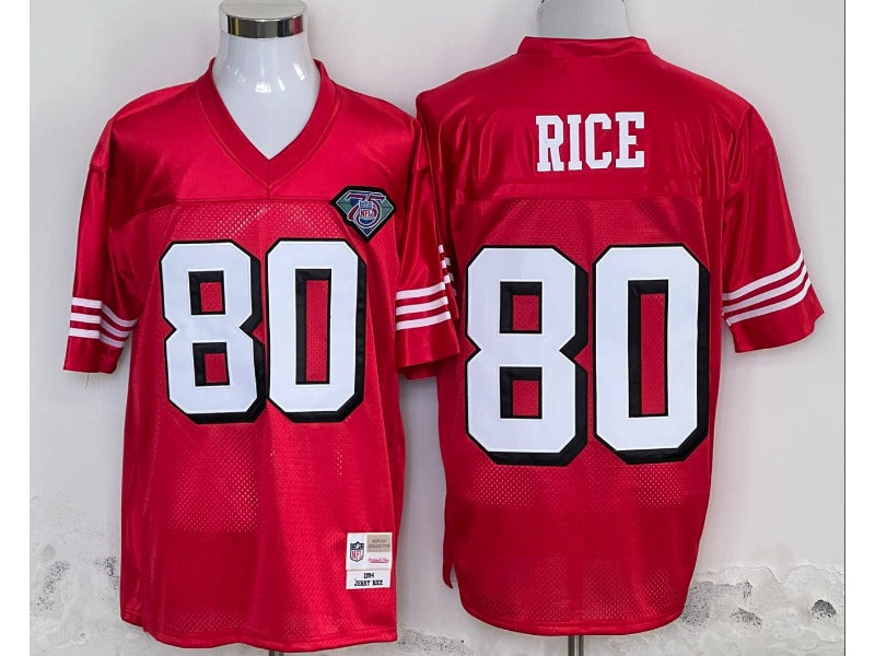 Adult San Francisco 49ers Jerry Rice No.80 Football Jerseys