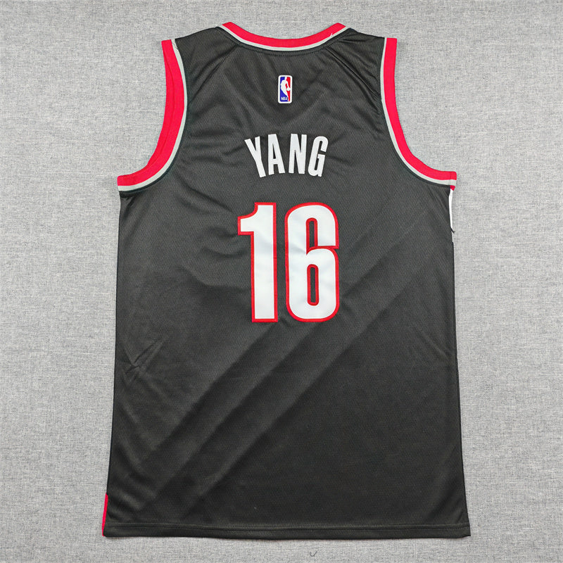 Portland Trail Blazers Yang swingman basketball jerseys S-2XL