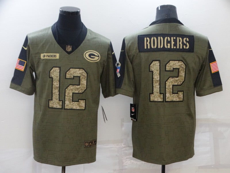 Adult Green Bay Packers Aaron Rodgers NO.12 Football Jerseys