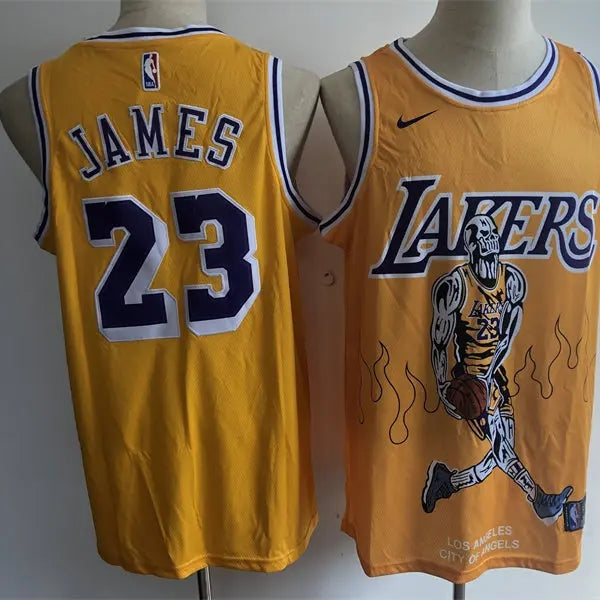 Los Angeles Lakers Lebron James NO.23 Basketball Jersey