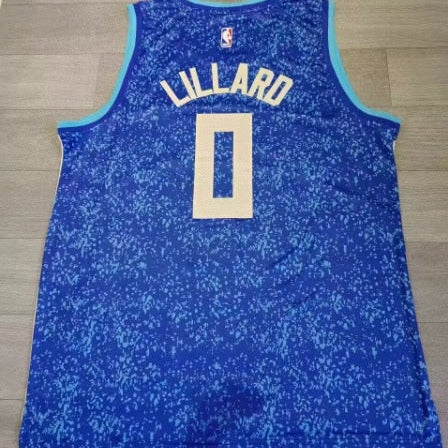 Hot sales Milwaukee Bucks Damian Lillard NO.0 Basketball Jersey city version