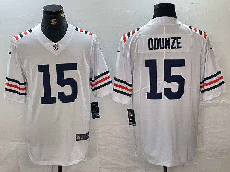 Men/Women/Youth Chicago bears Rome Odunze #15 football Jerseys