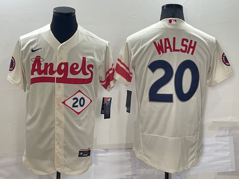 Men/Women/Youth Los Angeles Angels Jared Walsh #20 baseball Jerseys