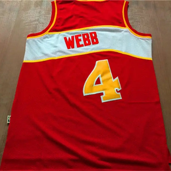 Atlanta Hawks Spud Webb NO.4 Basketball Jersey