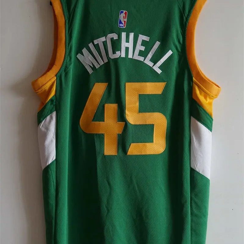 Utah Jazz Donovan Mitchell NO.45 Basketball Jersey