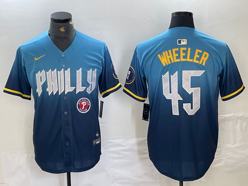 Men/Women/Youth Philadelphia Phillies Zack Wheeler #45 baseball Jerseys