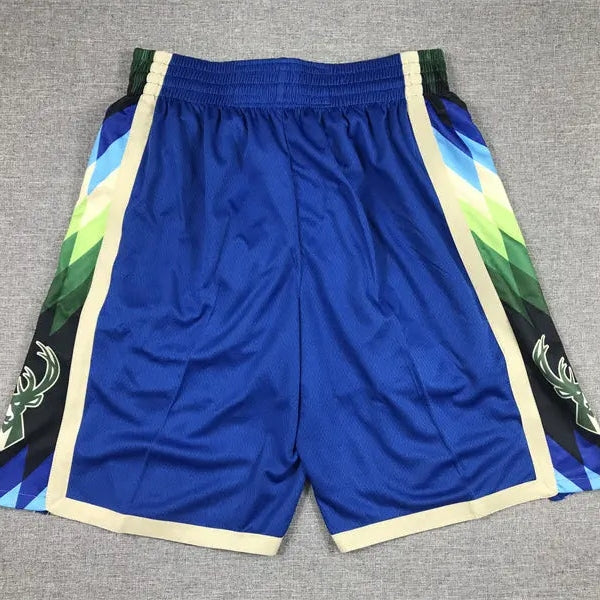 Milwaukee Bucks Blue Basketball Shorts
