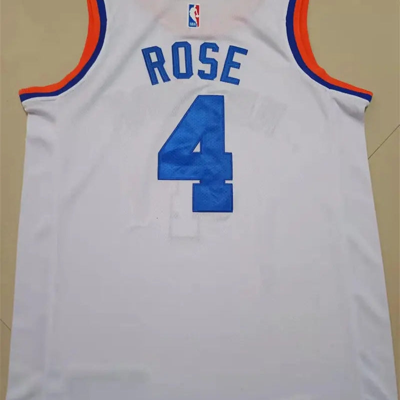 New York Knicks Rose NO.4 Basketball Jersey