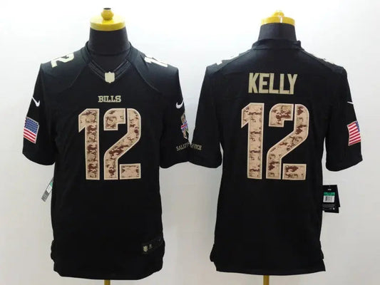 Adult Buffalo Bills James Kelly NO.12 Football Jerseys
