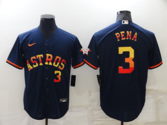 Men/Women/Youth Houston Astros Jeremy Peña #3 baseball Jerseys