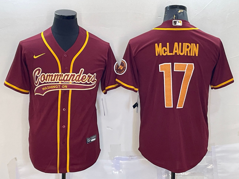 Adult Washington Redskins Terry McLaurin NO.17 Football Jerseys