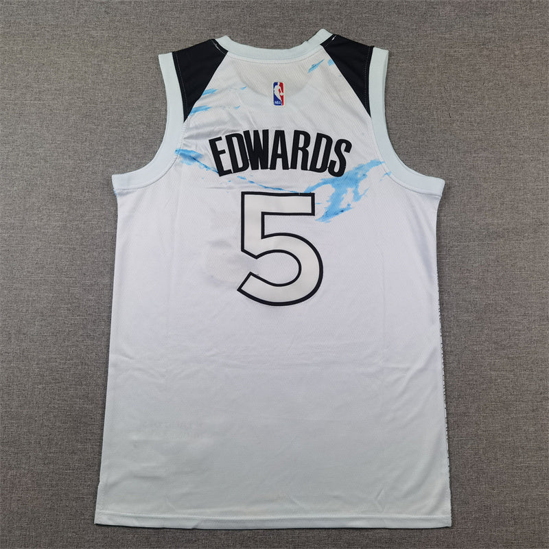 Minnesota Timberwolves Anthony Edwards swingman basketball jerseys S-2XL new version