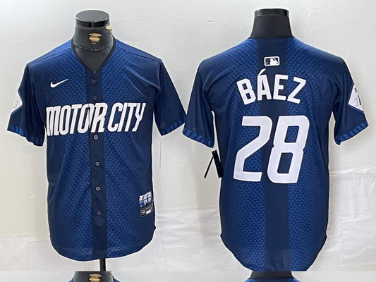 Men/Women/Youth Detroit Tigers Javier Báez NO.28 baseball Jerseys