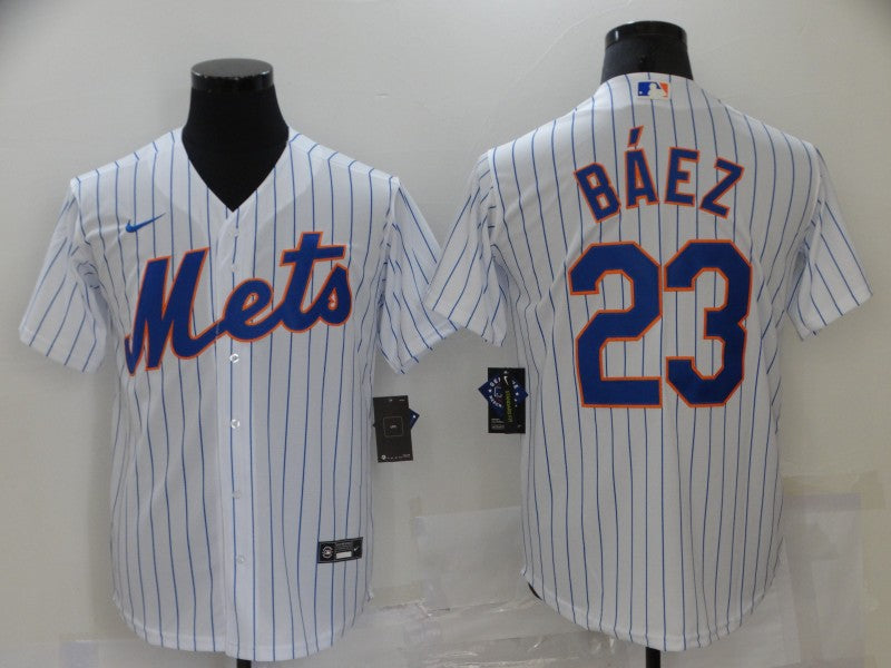 Men/Women/Youth New York Mets Javier Báez #23 baseball Jerseys