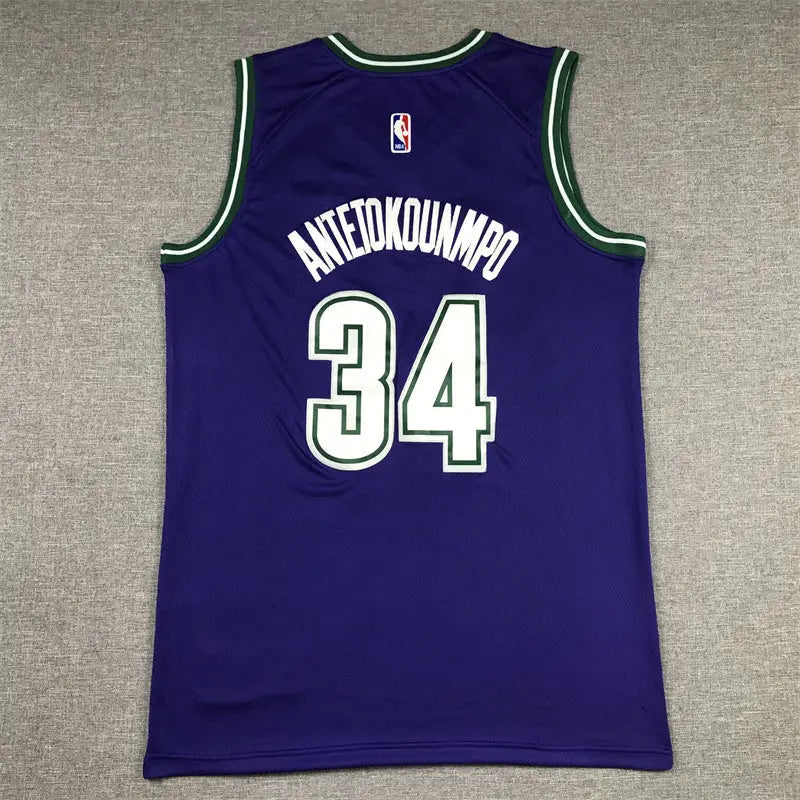 Milwaukee Bucks Giannis Antetokounmpo NO.34 Basketball Jersey