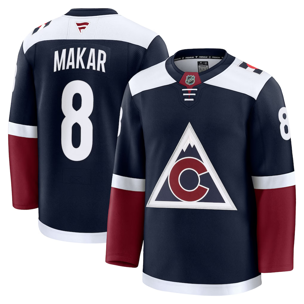 Men's Colorado Avalanche Cale Makar #8 Fanatics Navy Alternate Premium Jersey