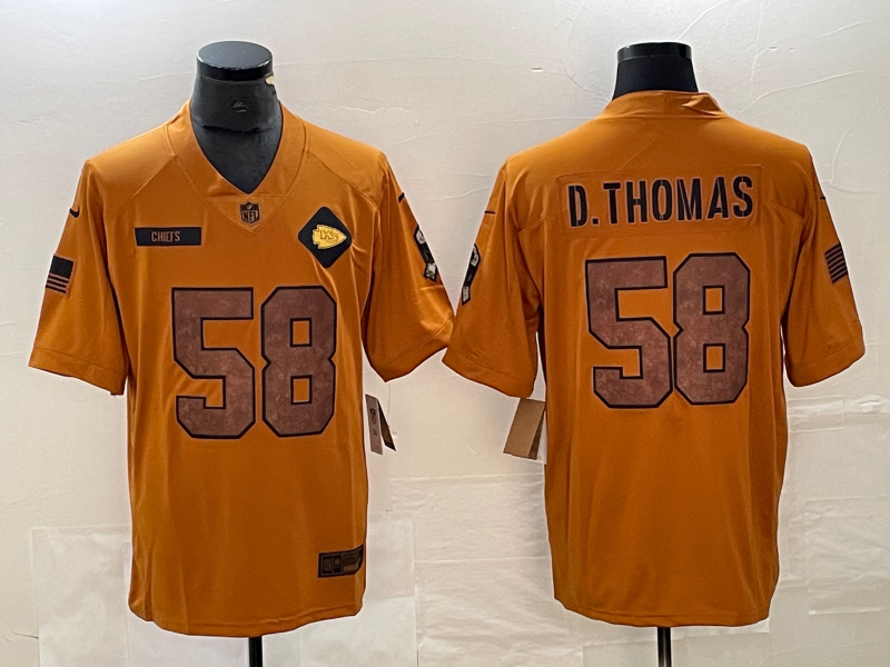 men/women/kids Kansas City Chiefs Derrick Thomas #58 Football Jerseys