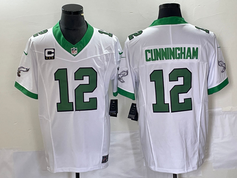 Adult 2023-2024 season Philadelphia Eagles Randall Cunningham NO.12 Football Jerseys