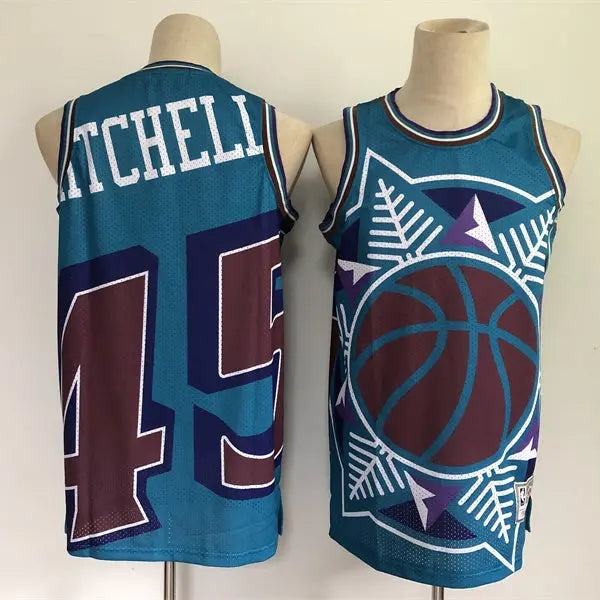 Utah Jazz Donovan Mitchell NO.45 Basketball Jersey