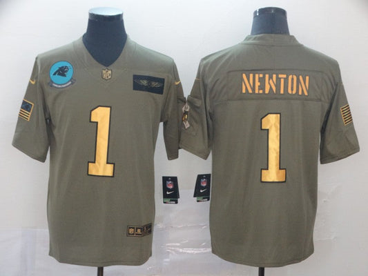 Adult Carolina Panthers Cam Newton NO.1 Football Jerseys
