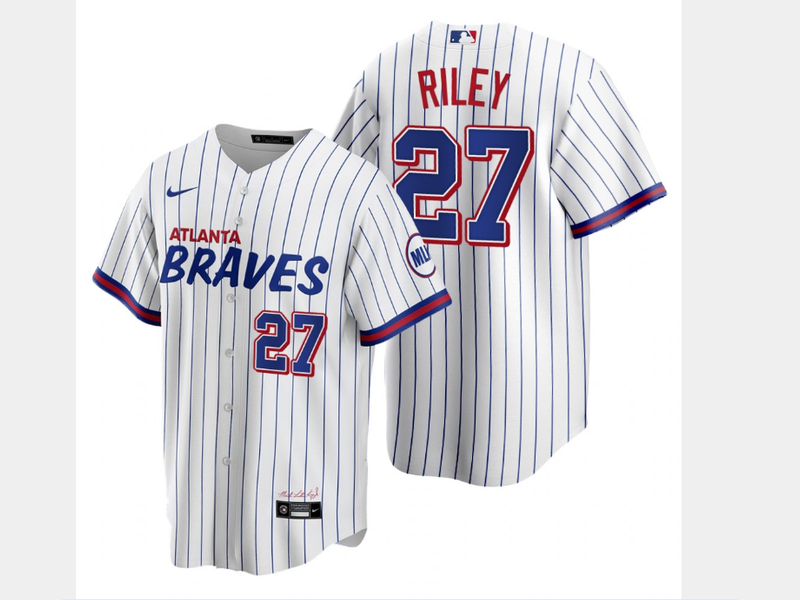 Men/Women/Youth Atlanta Braves Austin Riley #27 baseball Jerseys