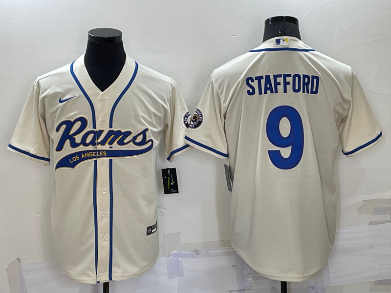 Adult Los Angeles Rams Matthew Stafford NO.9 Football Jerseys