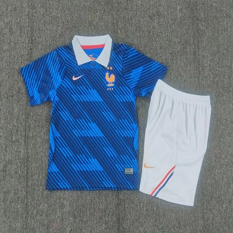 Kids France 2026 world cup home soccer Jersey custom name and number