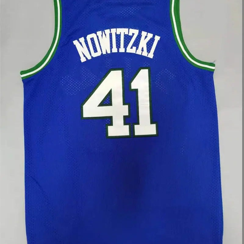 Dallas Mavericks Dirk Nowitzki NO.41 Basketball Jersey