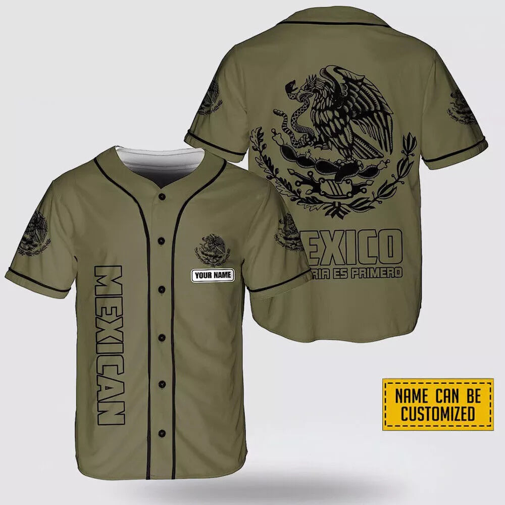 Personalized country symbol Mexico universal sports jersey shirt -