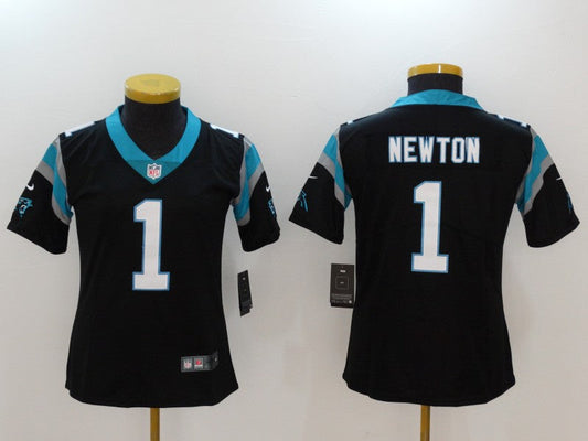 Women's Carolina Panthers Cam Newton NO.1 Football Jerseys