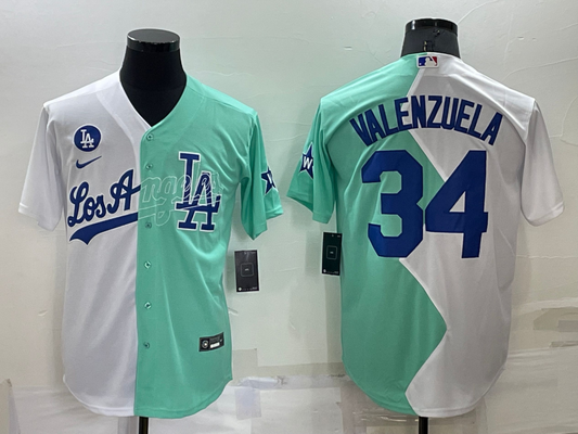 Men/Women/Youth Los Angeles Dodgers Fernando Valenzuela #34 baseball Jerseys
