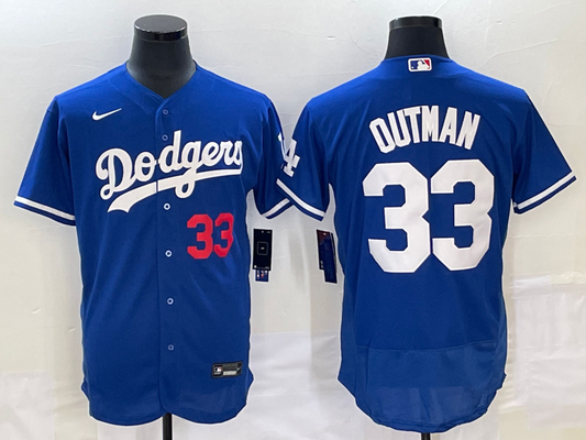 Men/Women/Youth Los Angeles Dodgers James Outman #33 baseball Jerseys